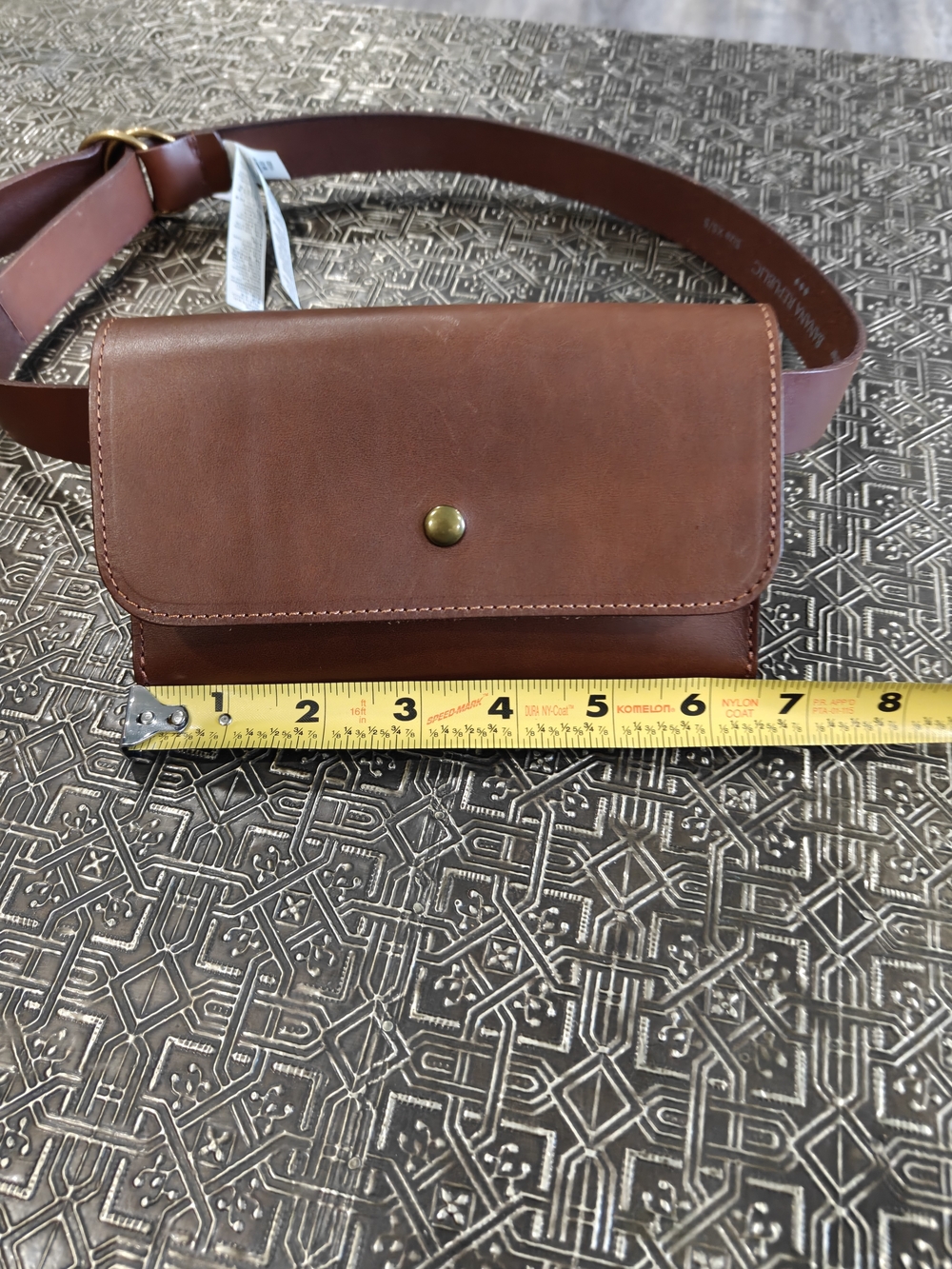 🐢 Banana Republic Cognac Leather Belt Bag. NWT S/XS - Picture 17 of 17